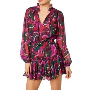 *NWT* MISA Lorena Holiday Sparkle Dress size XS